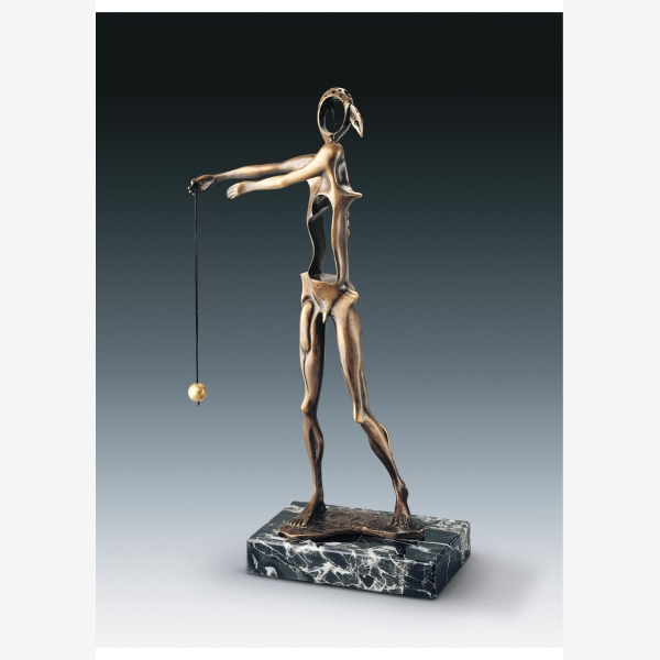 (Home)R_Salvador Dali 達利, Homage to Newton 向牛頓致敬, 1980, Bronze 青銅, 35 cm (H),