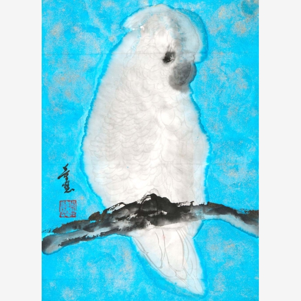 A_Christina Tung 董慧, Song of Seasons(8) 四季之歌(八), 2013, Ink &amp; Colour on Paper 水墨設色紙本, 42 cm x 30 cm