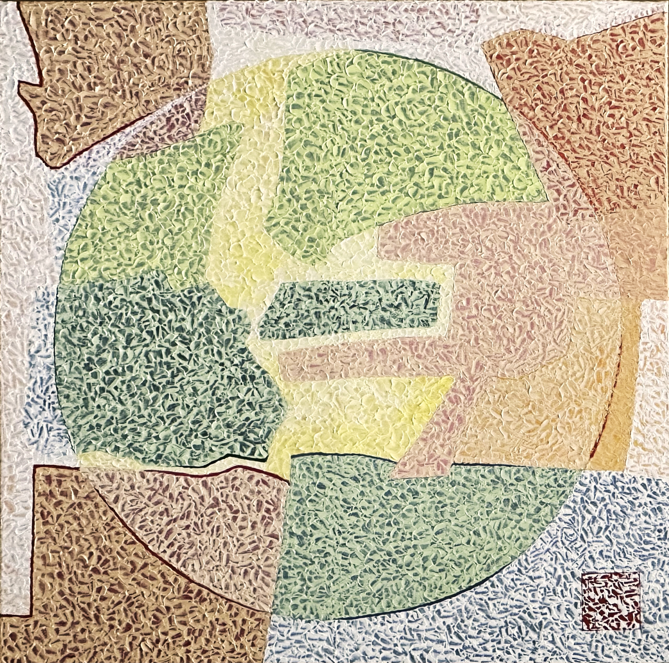 A_WJX2024005_Jian 王建曉, Traces of Time 歲月有痕, 2024, Oil on Canvas 油彩布本, 80 cm x 80 cm, HK$50,000