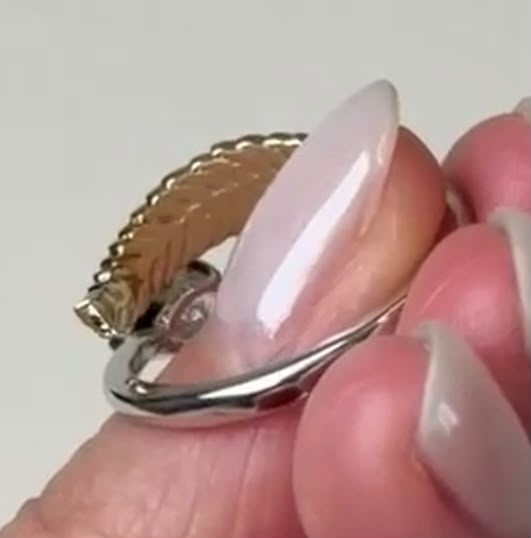 Self Photos / Files - Feather Ring with diamond 9